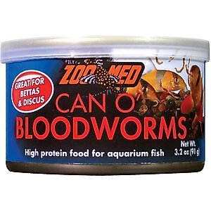 Zoo Med Can O' Bloodworms Food, 3.2-oz can