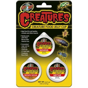 Zoo Med Creatures Reptile Food Jelly Cup, 3 count