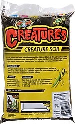 Zoo Med Creatures Soil Reptile Habitat Substrate, 1-qt bag