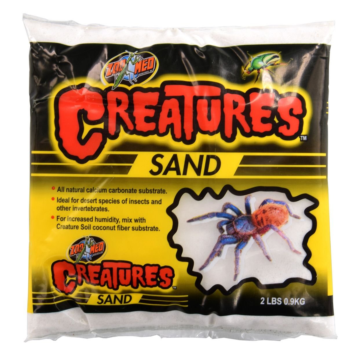 ZOO MED Creatures Sand Reptile Substrate, 2lb bag Customer Questions
