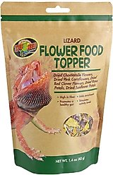 Zoo Med Flower Lizard Food Topper, 1.4-oz pouch