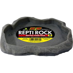 Zoo Med Repti Rock Food Dish Reptile Feeder, Medium