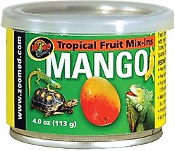 Zoo Med Tropical Fruit Mango Mix-ins Reptile Food, 4-oz bag