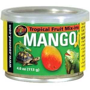 Zoo Med Tropical Fruit Mango Mix-ins Reptile Food, 4-oz bag