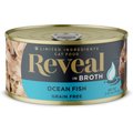 Reveal Natural Grain-Free Ocean Fish in Broth Flavored Wet Cat Food, 2.47-oz can, case of 24