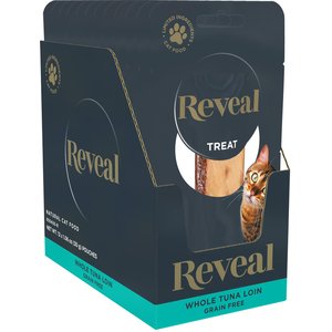 Reveal Natural Grain-Free Whole Tuna Loin Chewy Cat Treats, 12 count