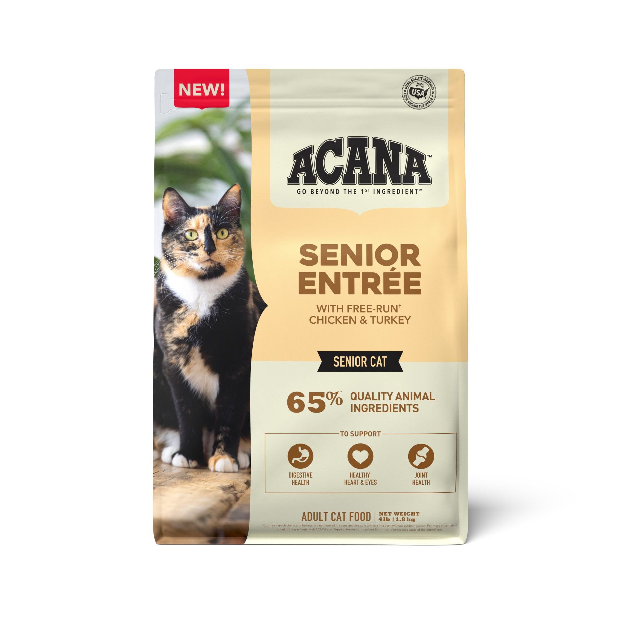 How long does the Acana Senior dry cat food last after bag is