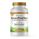 NaturVet Brewer's Dried Yeast with Garlic Chewable Tablets Skin & Coat Supplement for Cats & Dogs, 1,000 count