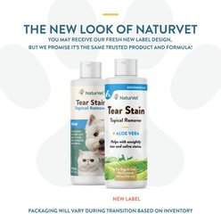NaturVet Tear Stain Remover Dog & Cat Liquid Topical Formula, 4-oz bottle slide 2 of 8