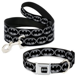 Batman dog 2025 collar and leash