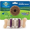 PetSafe Busy Buddy Bristle Bone Treat Dispenser Tough Dog Chew Toy, Small