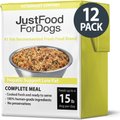 JustFoodForDogs Veterinary Diet PantryFresh Hepatic Support Low Fat Shelf-Stable Fresh Dog Food, 12.5-oz pouch, case of 12