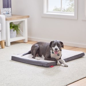 Brindle 2-in Orthopedic with Machine Washable Cover Dog & Cat Bed, Gray, Medium