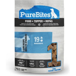 PureBites Lamb Freeze-Dried Topper for Dogs, 9.5-oz bag