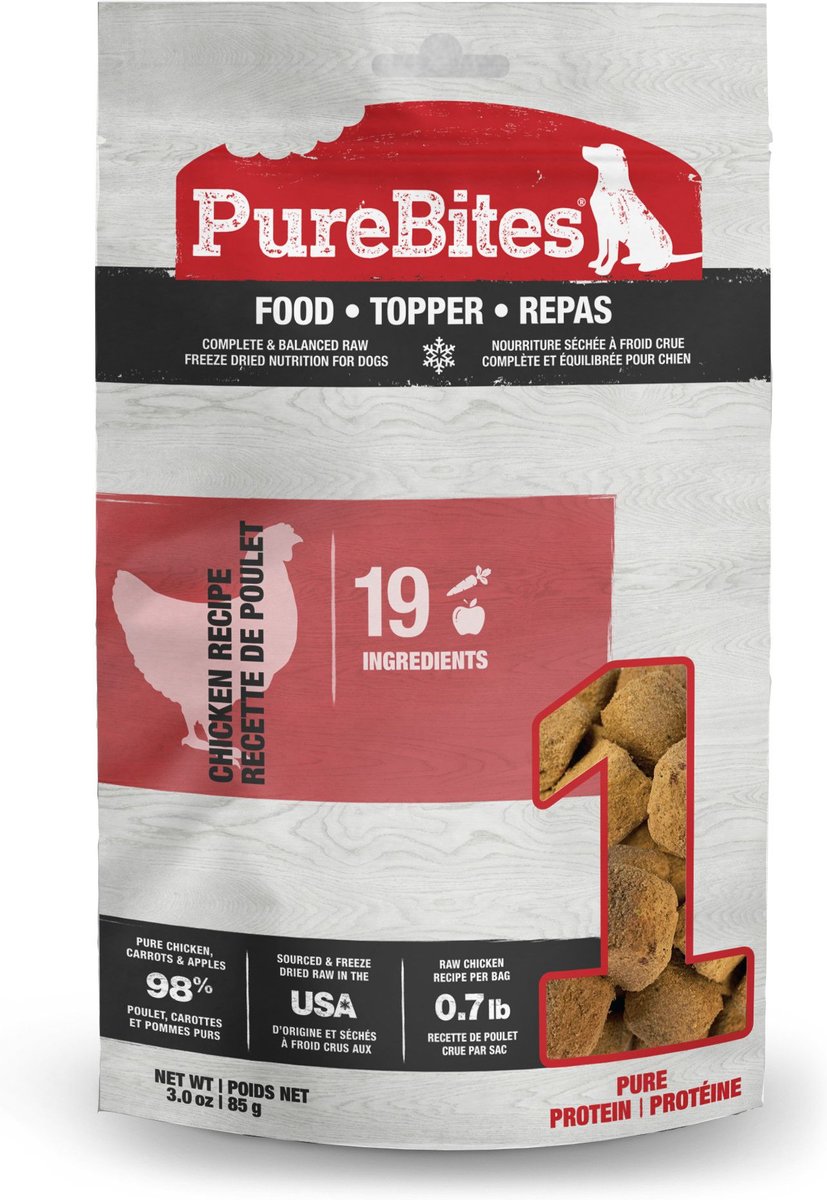 PureBites Chicken Freeze-Dried Topper for Dogs