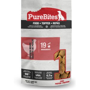 PureBites Chicken Freeze-Dried Topper for Dogs, 3-oz bag