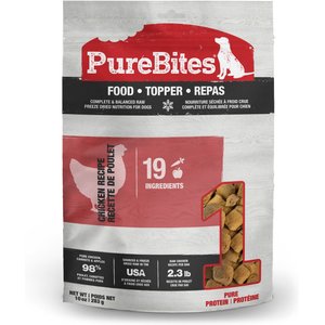 PureBites Chicken Freeze-Dried Topper for Dogs, 10-oz bag
