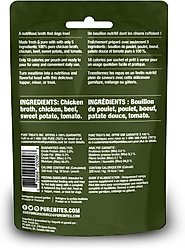 PureBites Dog Broths Chicken & Beef Food Topping, 2-oz bag, 18 count slide 2 of 7
