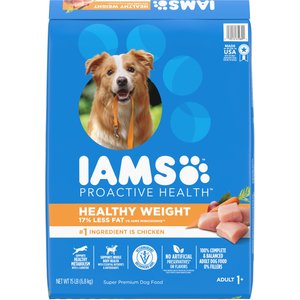 Iams ProActive Health Adult Healthy Weight Dry Dog Food, 15-lb bag