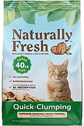 Naturally Fresh Quick Clumping Unscented Cat Litter, 40-lb bag