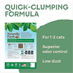 Naturally Fresh Quick Clumping Unscented Cat Litter, 40-lb bag slide 2 of 8