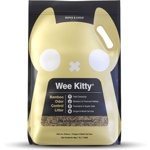 Rufus & Coco Wee Kitty Clumping Cat Litter, 8.8-lb bag