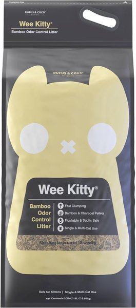 Wee Kitty Bamboo Odor Control Litter – Rufus & Coco USA