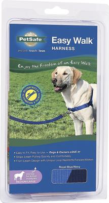 Show full view: PetSafe Easy Walk Dog Harness, Royal Blue/Navy, Medium/Large slide 8 of 12