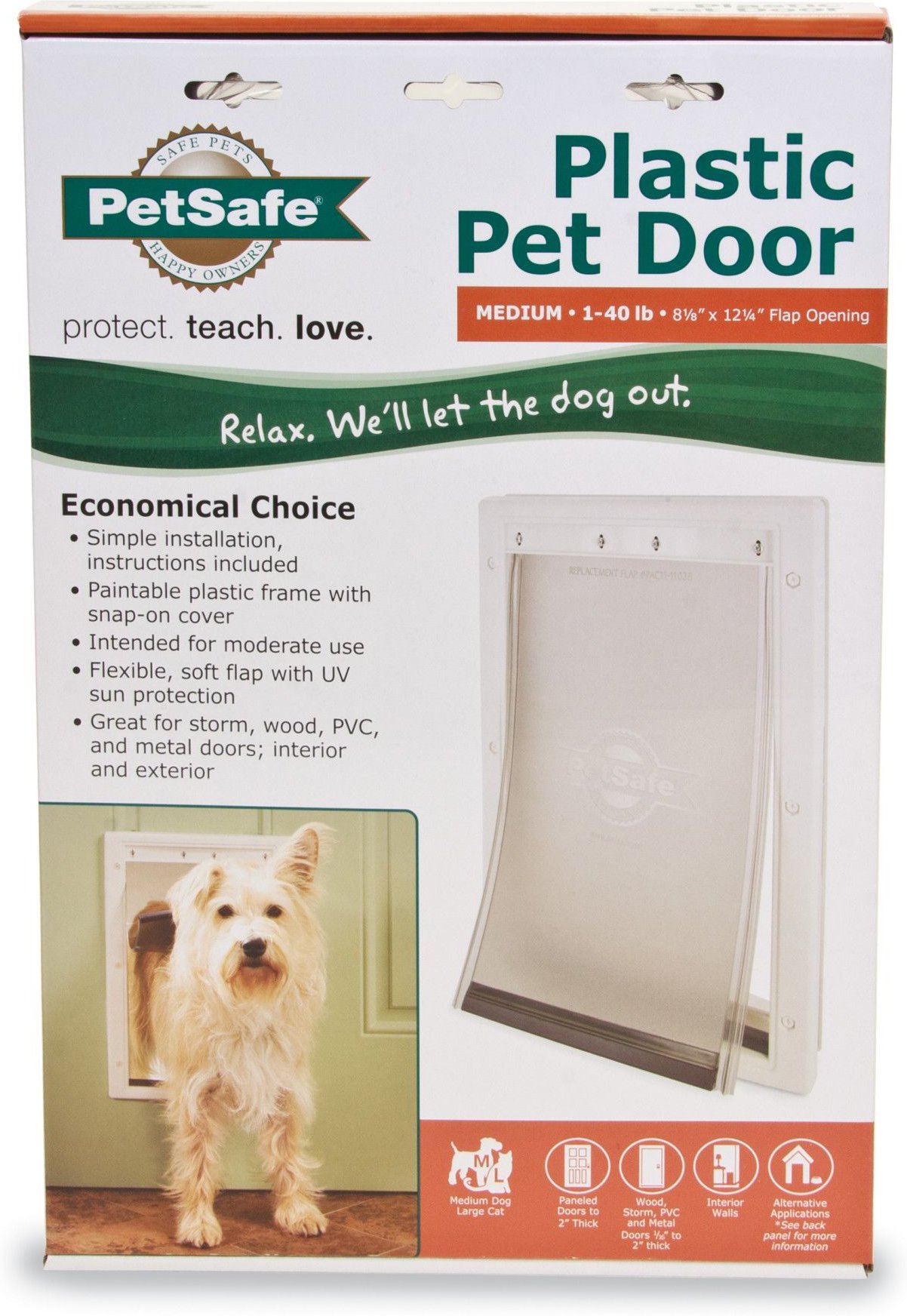 PETSAFE Plastic Door, Medium - Chewy.com