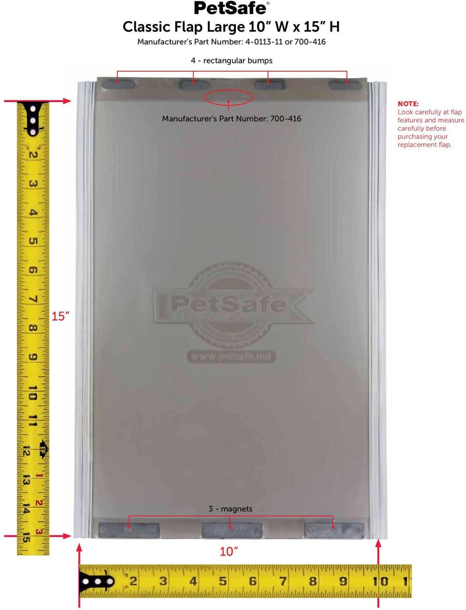 PETSAFE Classic Pet Door Replacement Flap, Large