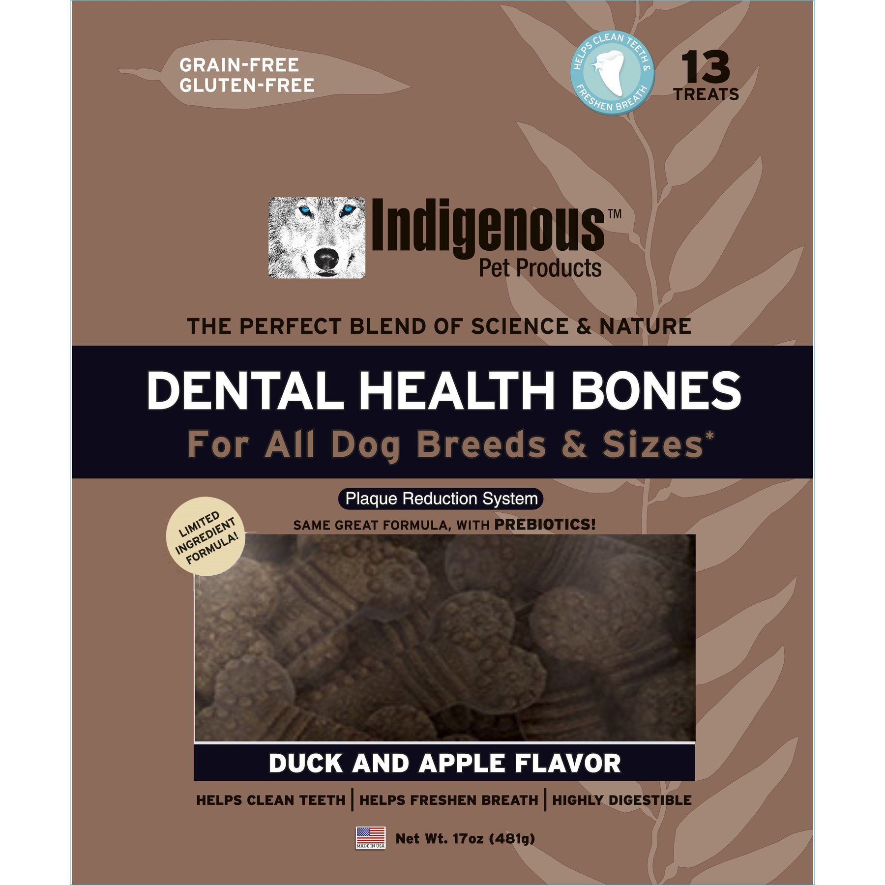 Indigenous pet products shop dental health bones