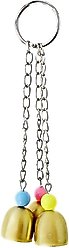SunGrow Parrot Hanging Ring Bell Bird Toys Cage Accesories, 3 count, 7.9-inch slide 2 of 6
