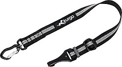 Kurgo Direct to Latch Swivel Tether Dog Car Seatbelt, Black/Charcoal