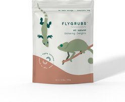 FLYGRUBS Slithering Delights Reptile Treats, 3.5-oz bag