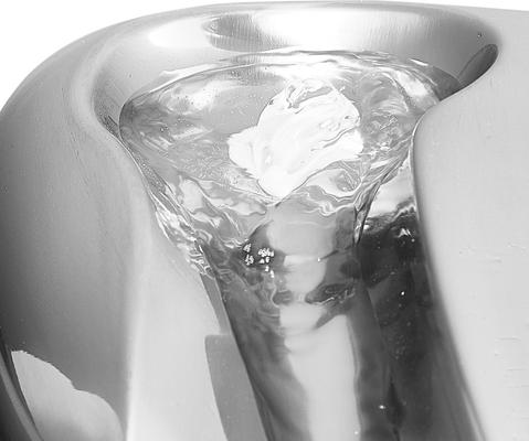 Show full view: Pioneer Pet Stainless Steel Dog & Cat Fountain Raindrop Design, 96-oz slide 3 of 10