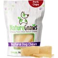 Nature Gnaws 3 to 4-inch Chips Pork Skin Flavored Dog Treats, 8 count