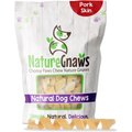 Nature Gnaws 7 to 8-inch Springs Pork Skin Flavored Dog Treats, 8 count