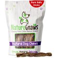 Nature Gnaws 5 to 6-inch Braided Pork Bully Sticks Dog Treats, 20 count
