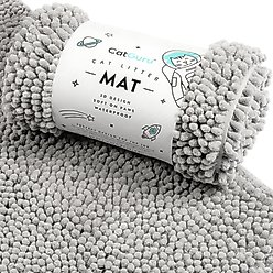CatGuru Litter Mat, Gray, Medium