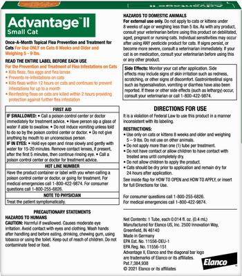 Show full view: Flea & Tick - Advantage II Spot Treatment, 5-9 lbs, Advantage Shampoo, Yard & Premise Spray, Carpet & Upholstry Spot Spray & Frisco Flea Comb slide 3 of 9