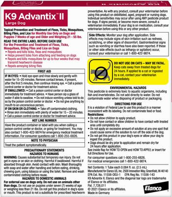 Show full view: Flea & Tick - K9 Advantix II Spot Treatment, 21-55 lbs, Advantus Oral Treatment, 23-110 lbs, Advantage Yard & Premise Spray, Carpet & Upholstry Spot Spray & Frisco Flea Comb slide 3 of 9