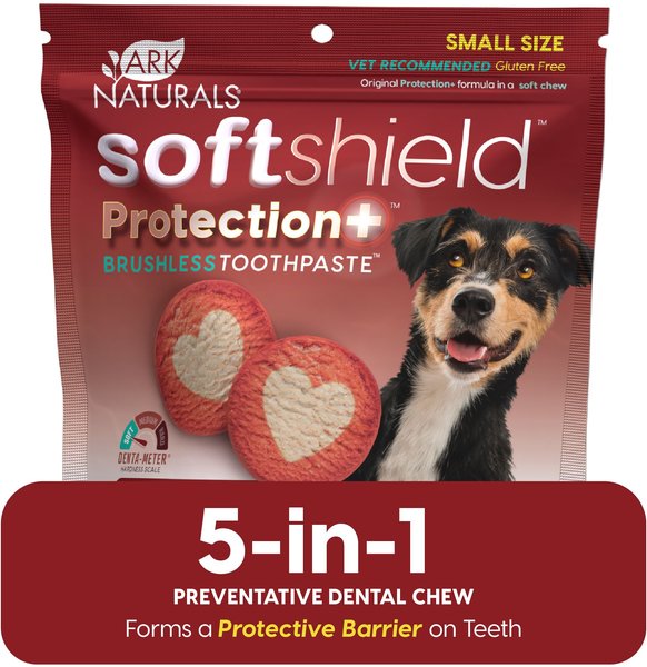Ark Naturals Protection & Softshield Brushless Toothpaste Dog Dental Treat, 12-oz bag slide 1 of 8