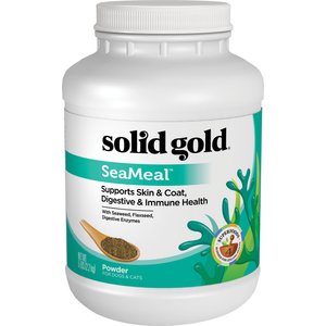 Solid Gold Supplements SeaMeal Skin & Coat, Digestive & Immune Health Powder Grain-Free Dog & Cat Supplement, 5-lb