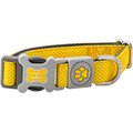 HUGO & HUDSON Mesh Dog Collar, Yellow, Medium