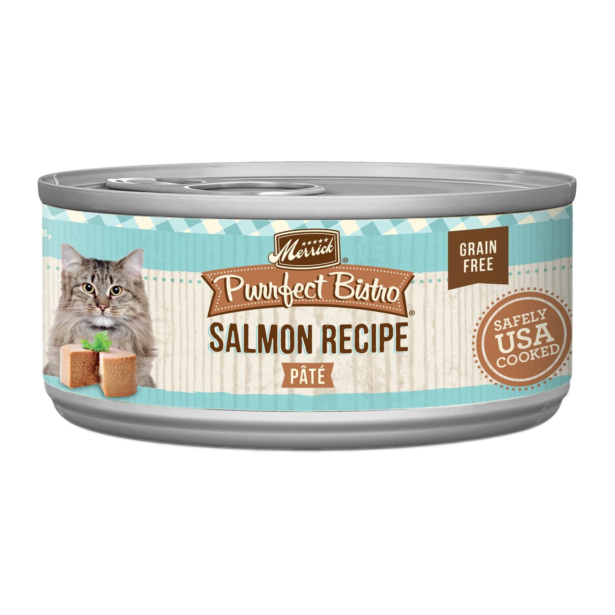 MERRICK Purrfect Bistro Grain Free Salmon Pate Canned Cat Food