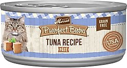 Merrick Purrfect Bistro Grain-Free Tuna Pate Canned Cat Food, 3-oz, case of 24