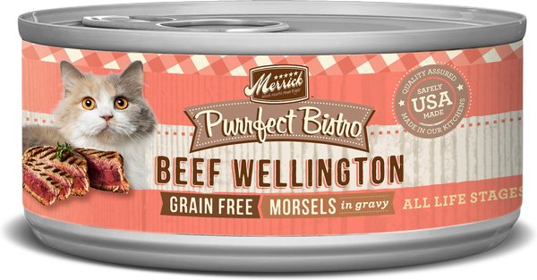 Merrick Purrfect Bistro Beef Wellington Grain Free Canned Cat Food