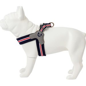 HUGO & HUDSON Easy V Dog Harness, Red, White & Blue, Size 3