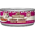 Merrick Purrfect Bistro Grain-Free Cowboy Cookout Morsels in Gravy Canned Cat Food, 5.5-oz, case of 24