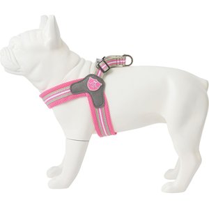 HUGO & HUDSON Easy V Dog Harness, Pink, Size 3
